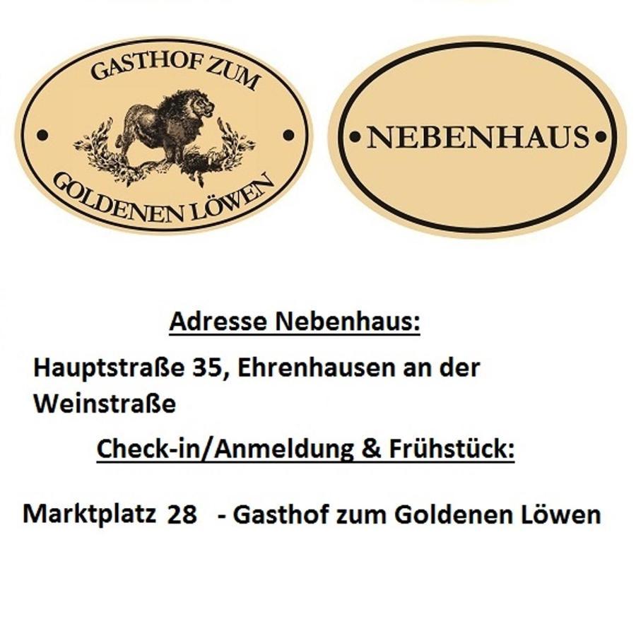 Gasthof Zum Goldenen Loewen - Nebenhaus Bed & Breakfast Ehrenhausen Dış mekan fotoğraf